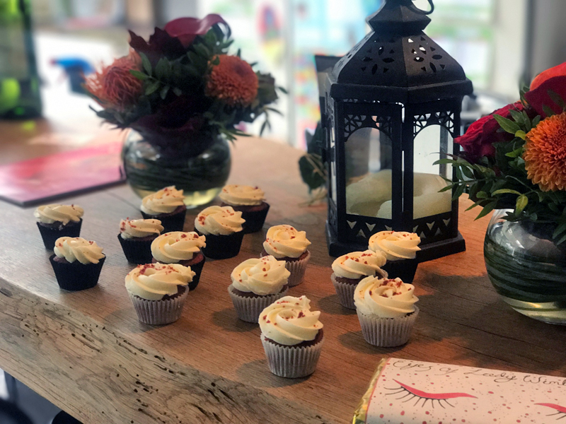 Lady Wimbledon Supper Club 2017 Dessert Cupcakes Red Velvet