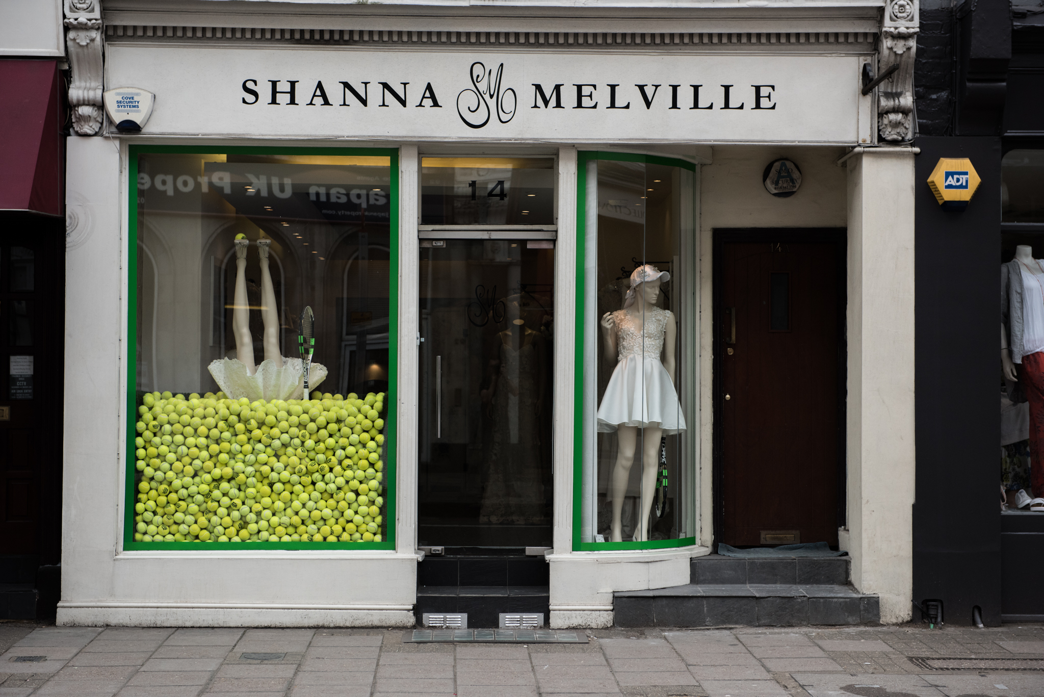 The Best Tennis Themed Windows in Wimbledon — Lady Wimbledon