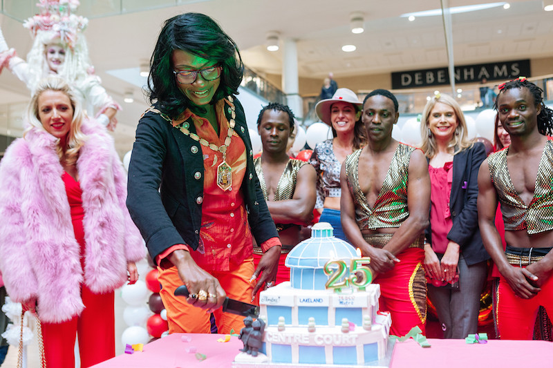 Centre Court 25th Birthday Party Celebrations Lady Wimbledon Mayor Lakeland Cake