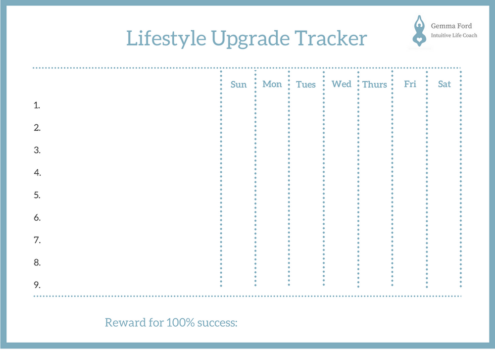Gemma Ford Lifestyle Upgrade Tracker