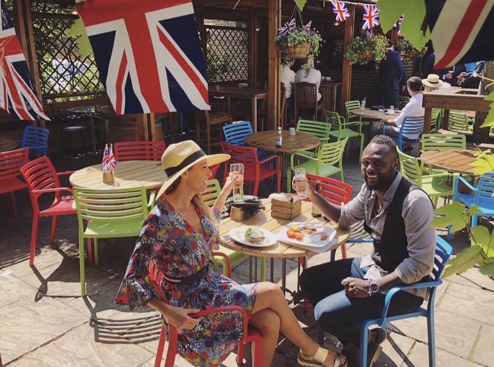 Lady Wimbledon Having Brunch At Rose & Crown