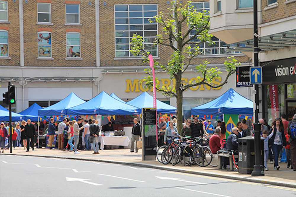 June Market On The Piazza