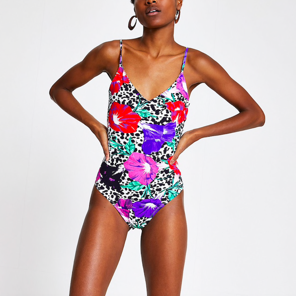 Holiday packing tips - River Island Tropical Bodysuit
