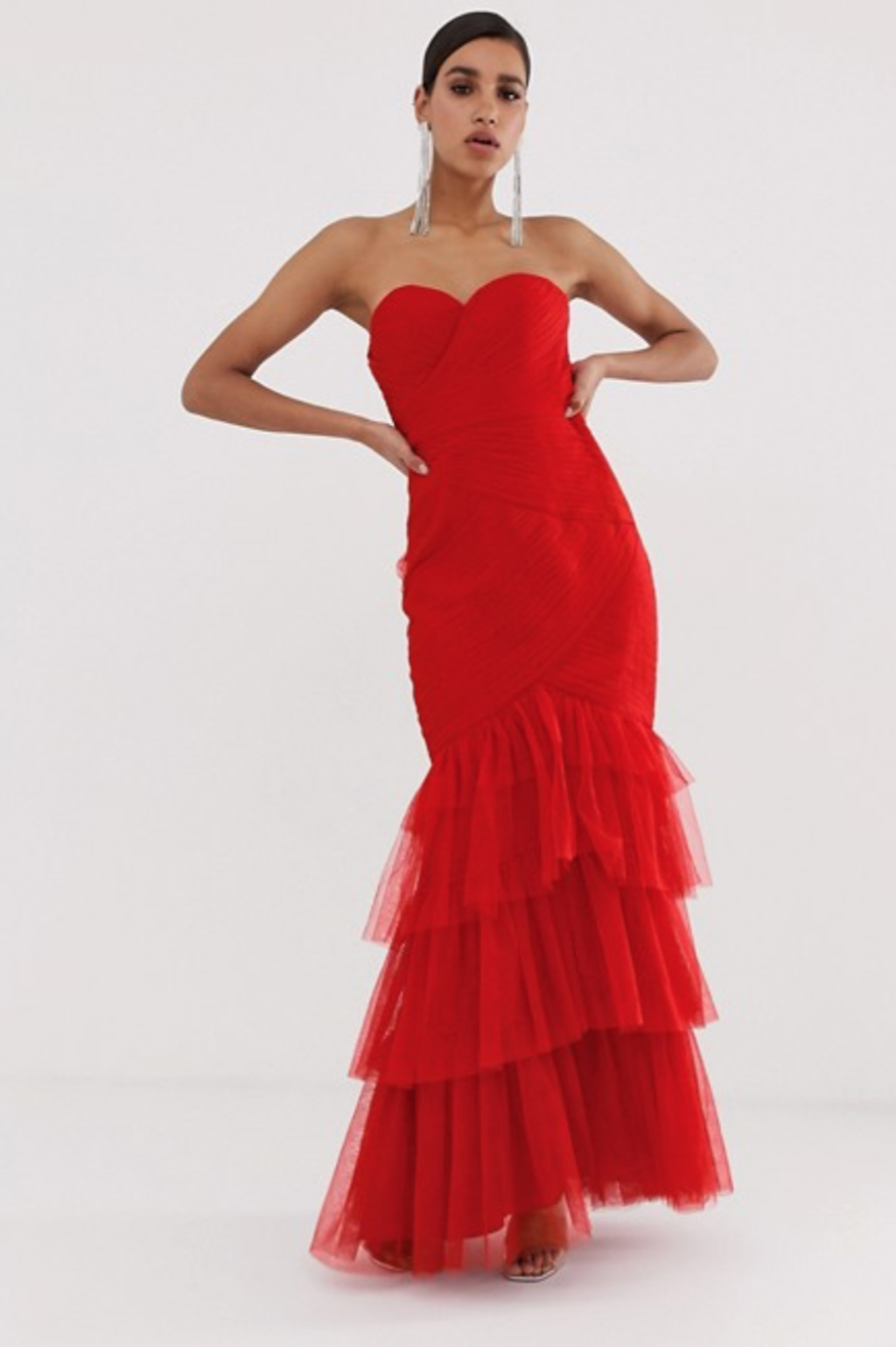 ASOS red dress