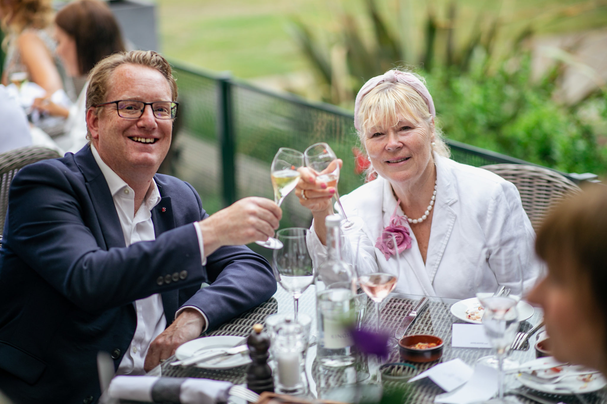 Champagne alfresco dining at Cannizaro house, by Hotel du Vin