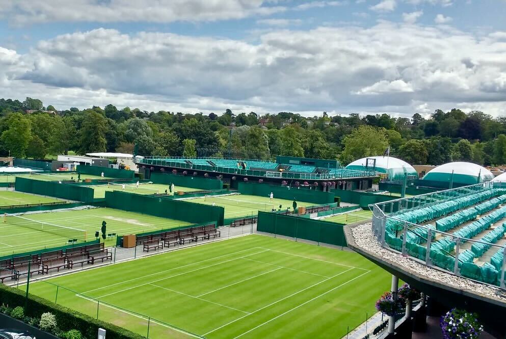 Image of Wimbledon tennis courts